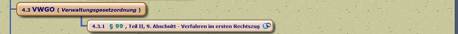 § 99 , Teil II, 9. Abschnitt - Verfahren im ersten Rechtszug