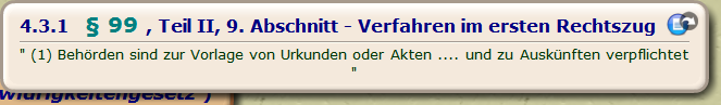 § 99 , Teil II, 9. Abschnitt - Verfahren im ersten Rechtszug