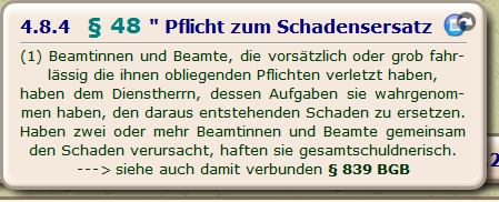 § 48 " Pflicht zum Schadensersatz