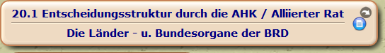 Entscheidungsstruktur durch die AHK / Alliierter Rat

Die Länder - u. Bundesorgane der BRD