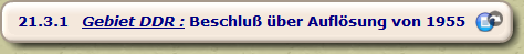 Gebiet DDR : Beschluß über Auflösung von 1955