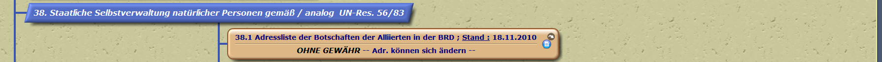 Adressliste der Botschaften der Alliierten in der BRD ; Stand : 18.11.2010 

OHNE GEWÄHR -- Adr. können sich ändern --